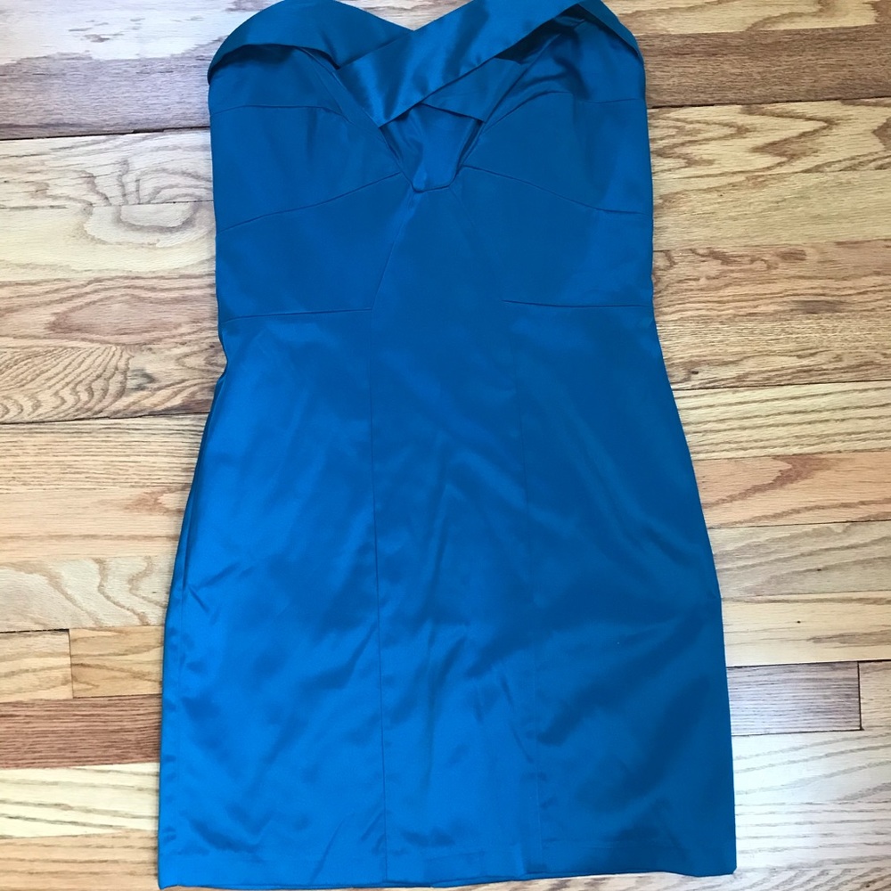 Topshop strapless dress